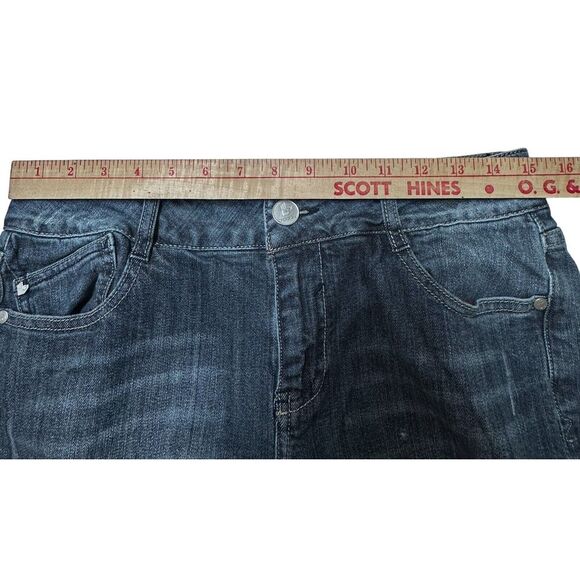 Sasson Jeans Women's Sz‎ 10 Bootcut Boogie Y2K Vintage Embroidered Ooh La La - Picture 10 of 12